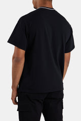 Cernucci Embroidered T-Shirt - Black