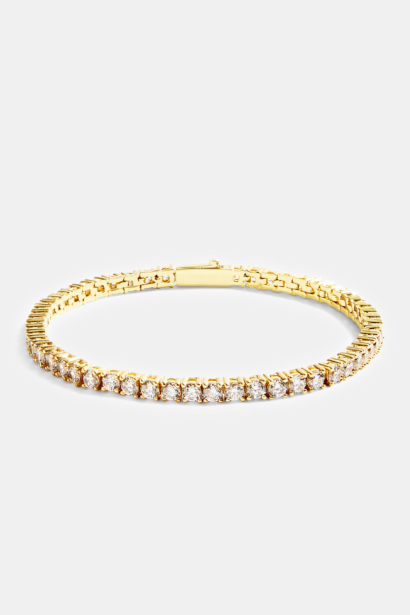 Womens 3mm Tennis Bracelet - Gold | Womens Bracelets | Shop Tennis ...