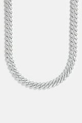 14mm Baguette Prong Cuban Chain