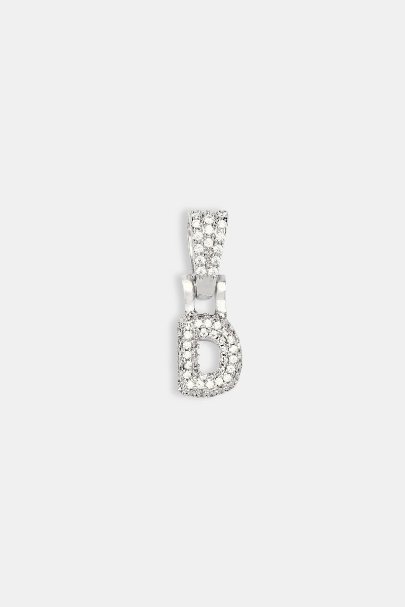 Iced Mini Bubble Pendant - White