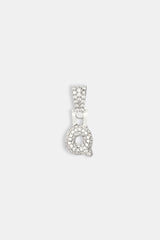 Iced Mini Bubble Pendant - White