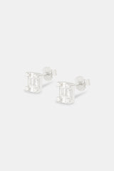 Baguette Stud Earrings - 6mm