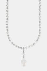 Drop Cross Ice Ball Chain