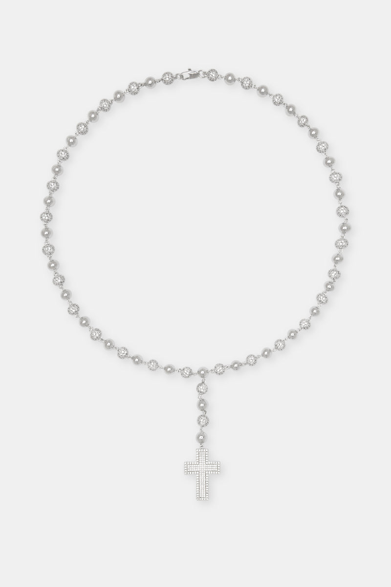 Drop Cross Ice Ball Chain