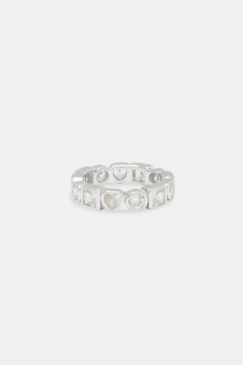 Mixed Shape Band Ring - 5mm