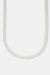 Opal Bead Necklace - White