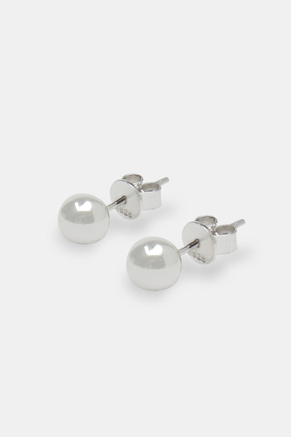 Polished Ball Stud Earrings