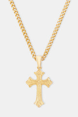 Women's Polished Cross Necklace