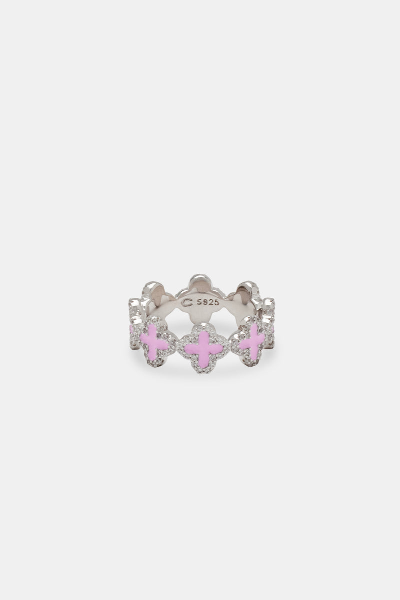 Pink Connecting Motif Ring - 6mm