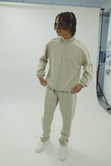 Zip Through Taping Tracksuit - Sage