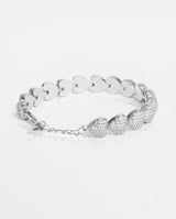 10mm Iced Heart Bracelet