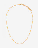 2.5mm Bead Chain - Gold