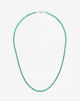 2.5mm Micro Tennis Chain - Green