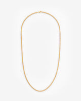 3mm Box Chain - Gold