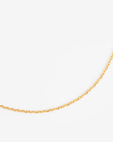 3mm Hermes Link Chain - Gold