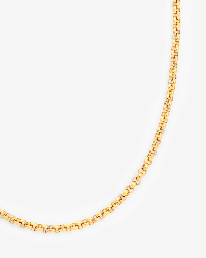 3mm Rolo Chain - Gold