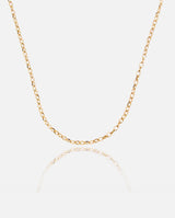 3mm Rolo Link Chain - Gold - Cernucci