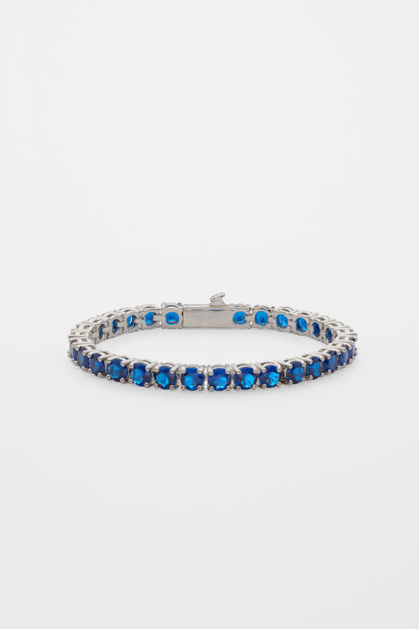 5mm Tennis Bracelet - Dark Blue