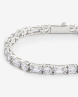 5mm Round & Rectangular Tennis Bracelet