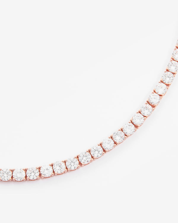 5mm Tennis Chain - Rose Gold