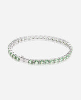 5mm Tennis Bracelet - Pale Green