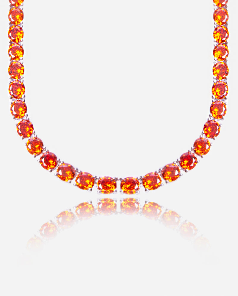 5mm Tennis Chain - Orange