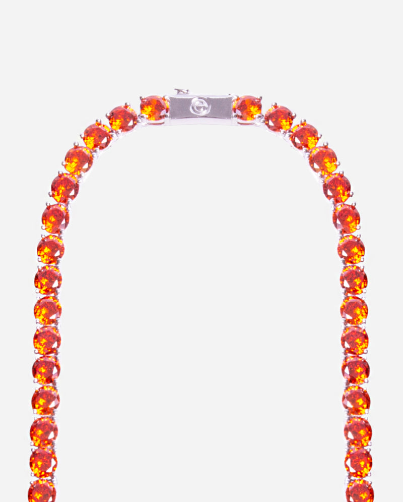 5mm Tennis Chain - Orange