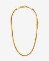 6mm Franco Adjustable Chain - Gold