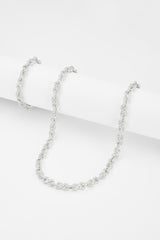 8mm Iced Infinity Chain + Bracelet Bundle