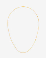 1.1mm Box Chain - Gold