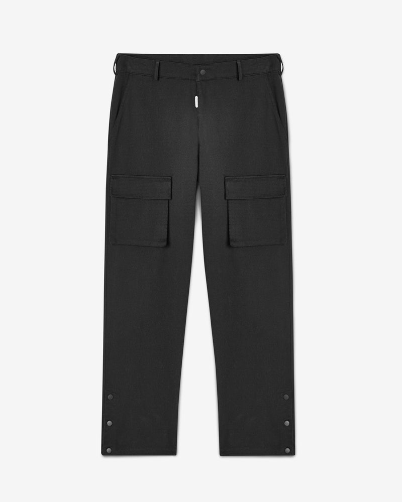 Straight Leg Cargo Trouser - Black