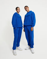 Cernucci Embroidered Hoodie - Cobalt Blue