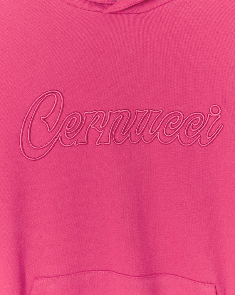 Cernucci Embroidered Hoodie - Pink