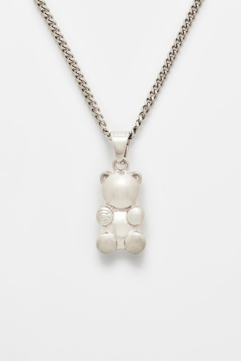 3mm Cernucci Bear Cuban Chain Necklace