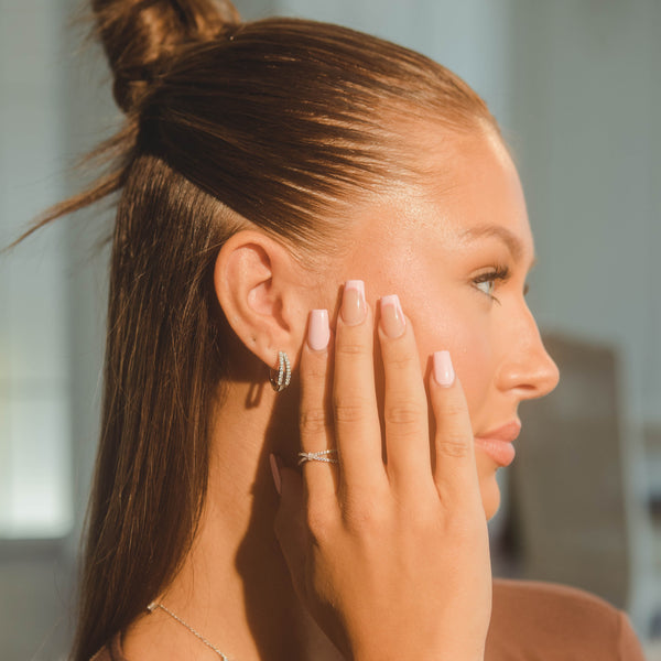 Iced Ribbon Ring