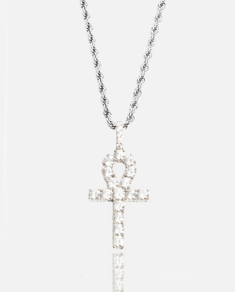 Iced Ankh Pendant