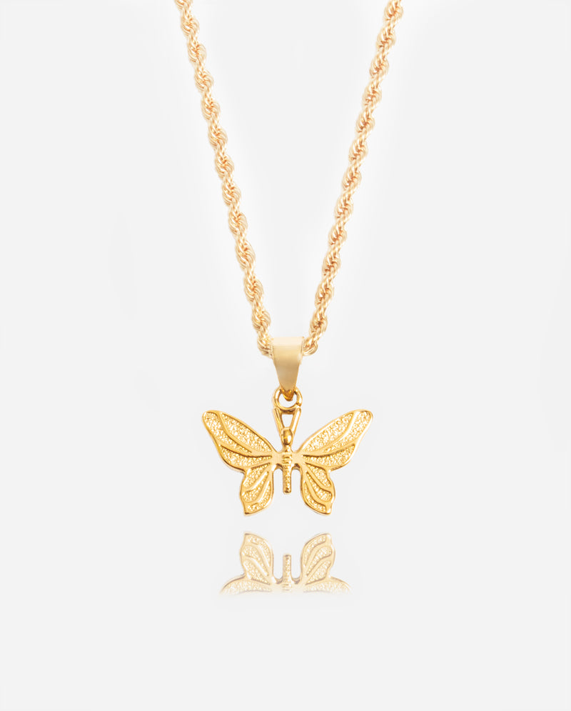 Butterfly Pendant - Gold