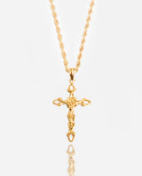 Crucifix Pendant - Gold