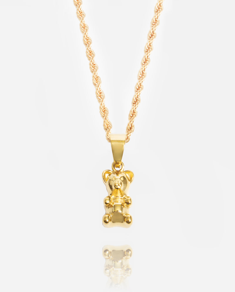 Gummy Bear Pendant - Gold