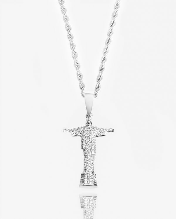 Iced Christ the Redeemer Pendant