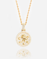 Leo Zodiac Pendant - Gold