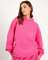 Cernucci Embroidered Hoodie - Pink