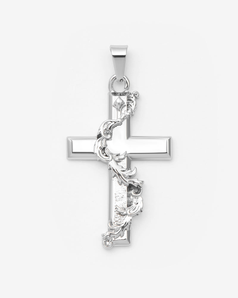 Floral Cross Pendant