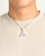 Iced Penrose Triangle Pendant