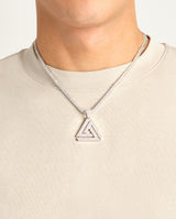 Iced Penrose Triangle Pendant