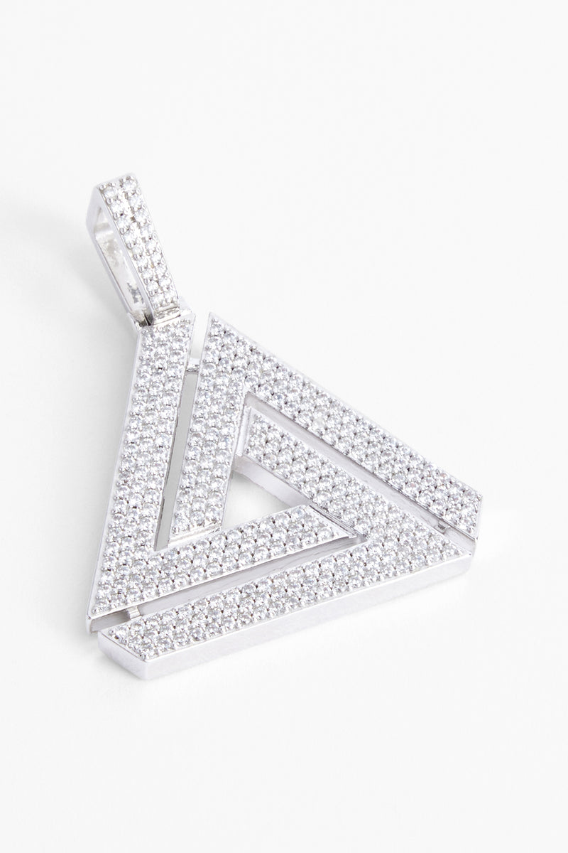 Iced Penrose Triangle Pendant