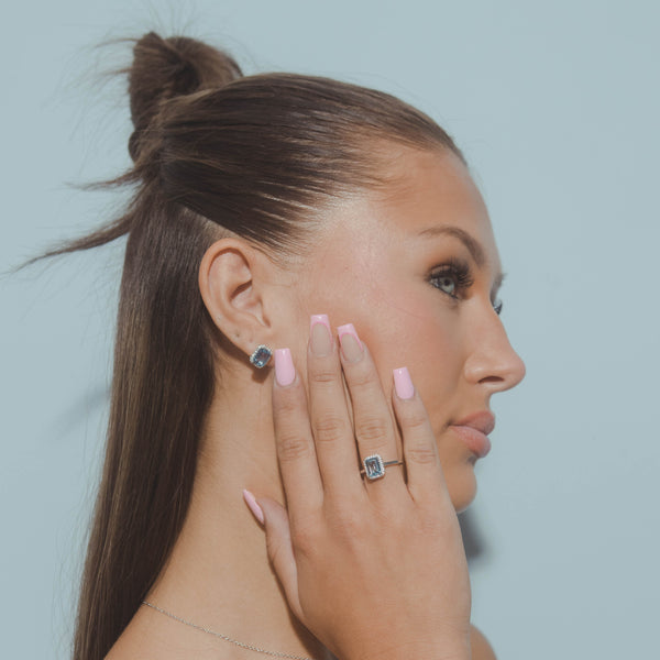 Rectangular Stone Ring