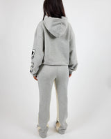 Cernucci Panelled Jogger - Grey Marl