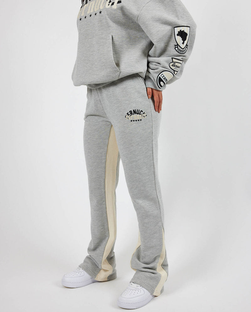 Cernucci Panelled Jogger - Grey Marl