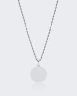 Bitcoin Pendant - White Gold - Cernucci